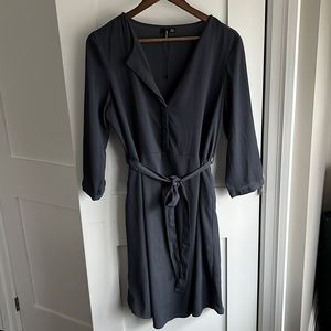 Vero Moda Belted Blue Dress Size L